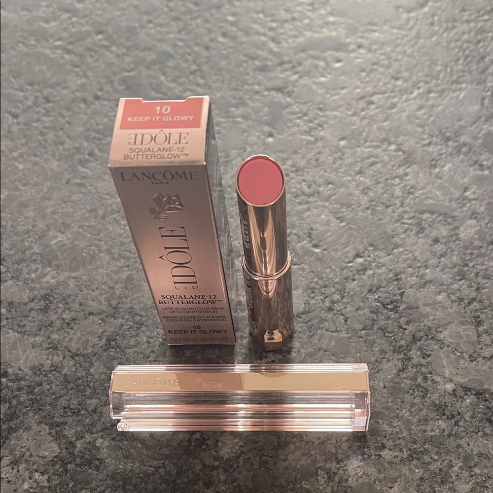 Lancome LIP IDÔLE SQUALANE-12 BUTTERGLOW HYDRATING LIP BALM in Keep it Glowy